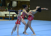 Akrobatika gimnastikası üzrə Azərbaycan və Bakı birinciliyi başlayıb. Azərbaycan, Bakı, 20 may 2016